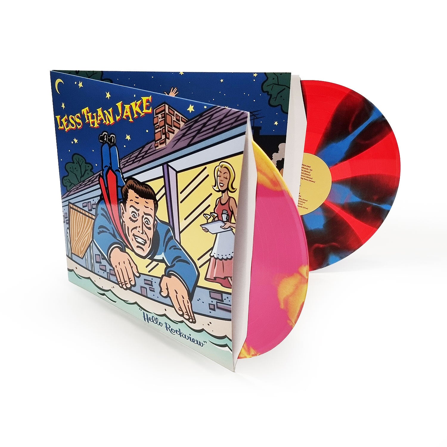 Hello Rockview Pink/Yellow Cornetto & Red/Blue Cornetto 2LP