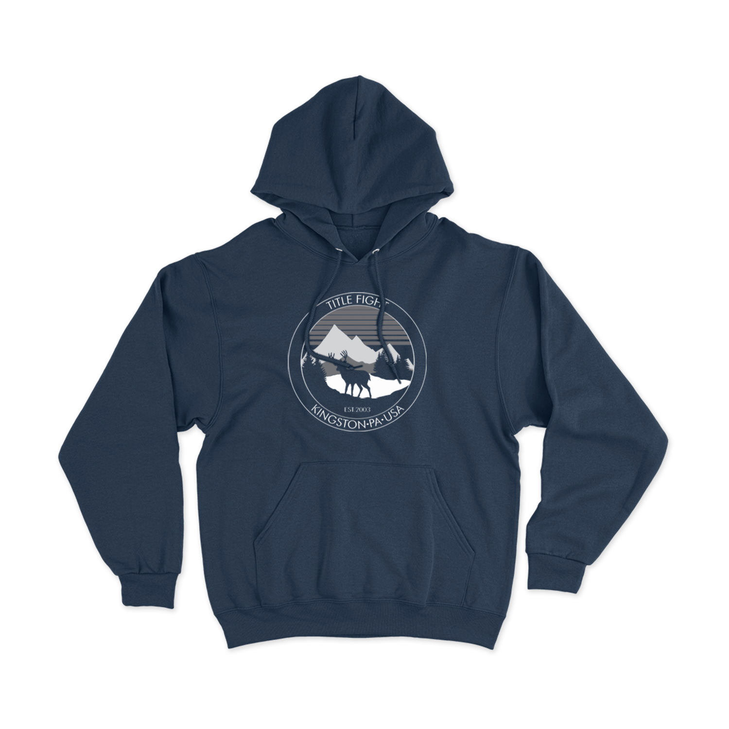 Deer Navy Hoodie