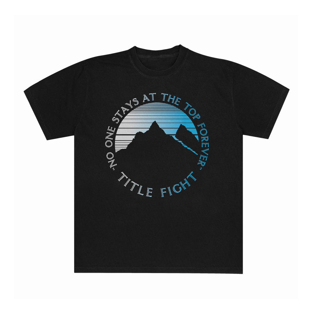 TITLE FIGHT - mountain gradient Tシャツ TITLE FIGHT - Montain Gradient Tシャツ (白) [Tシャツ