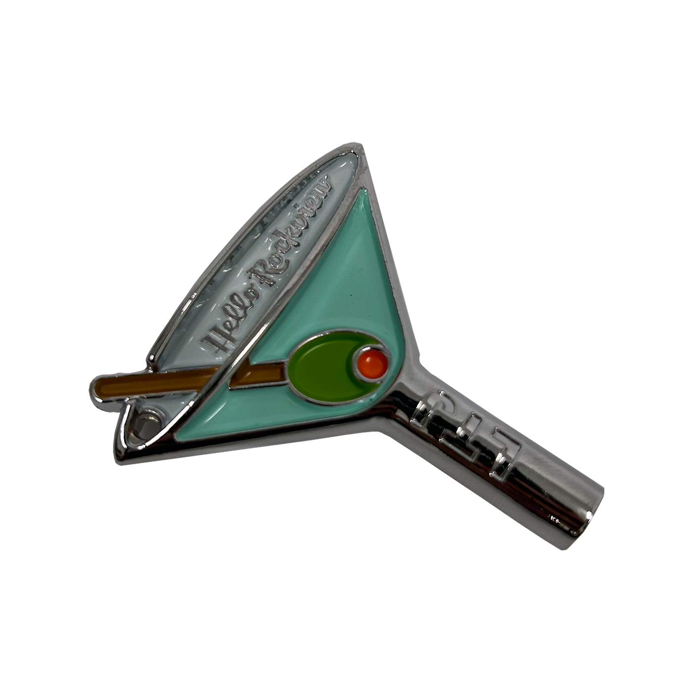 Hello Rockview Drumkey (Chrome)