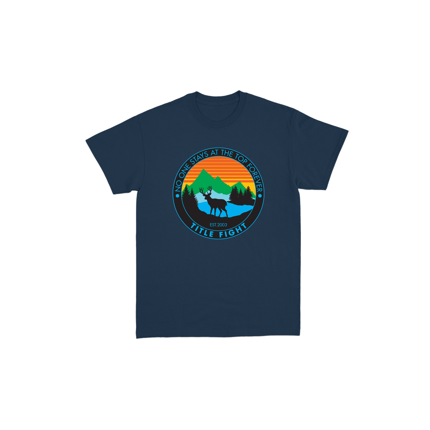 Deer Navy T-Shirt