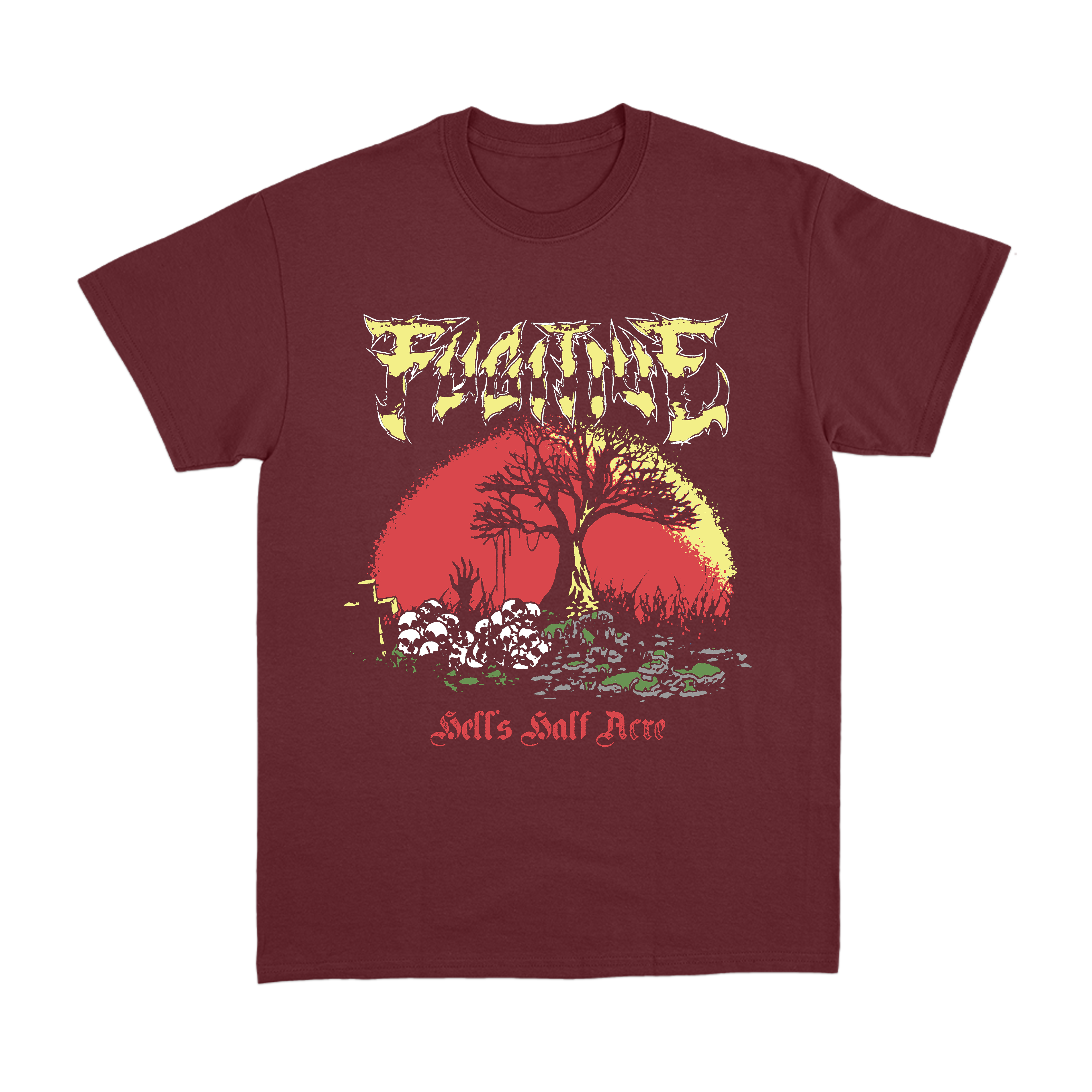 Hell's Half Acre Burgundy Tee